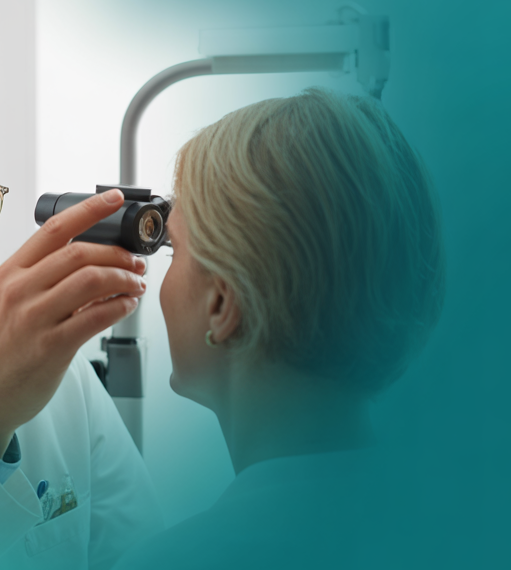 Frau wird untersucht